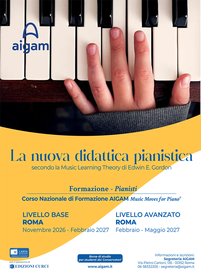 Corso Nazionale AIGAM di Didattica Pianistica 2026–2027